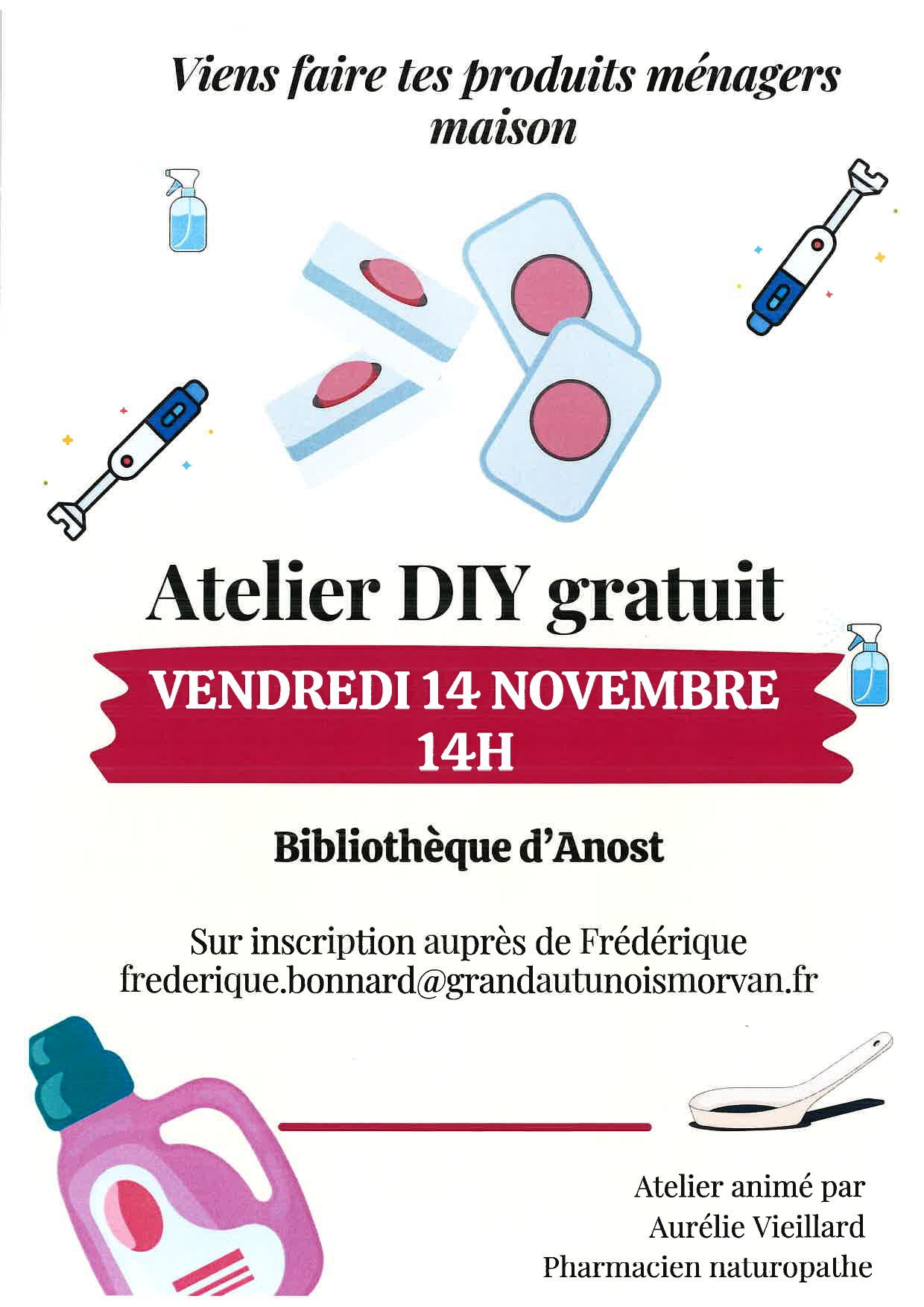 atelier produits menagers