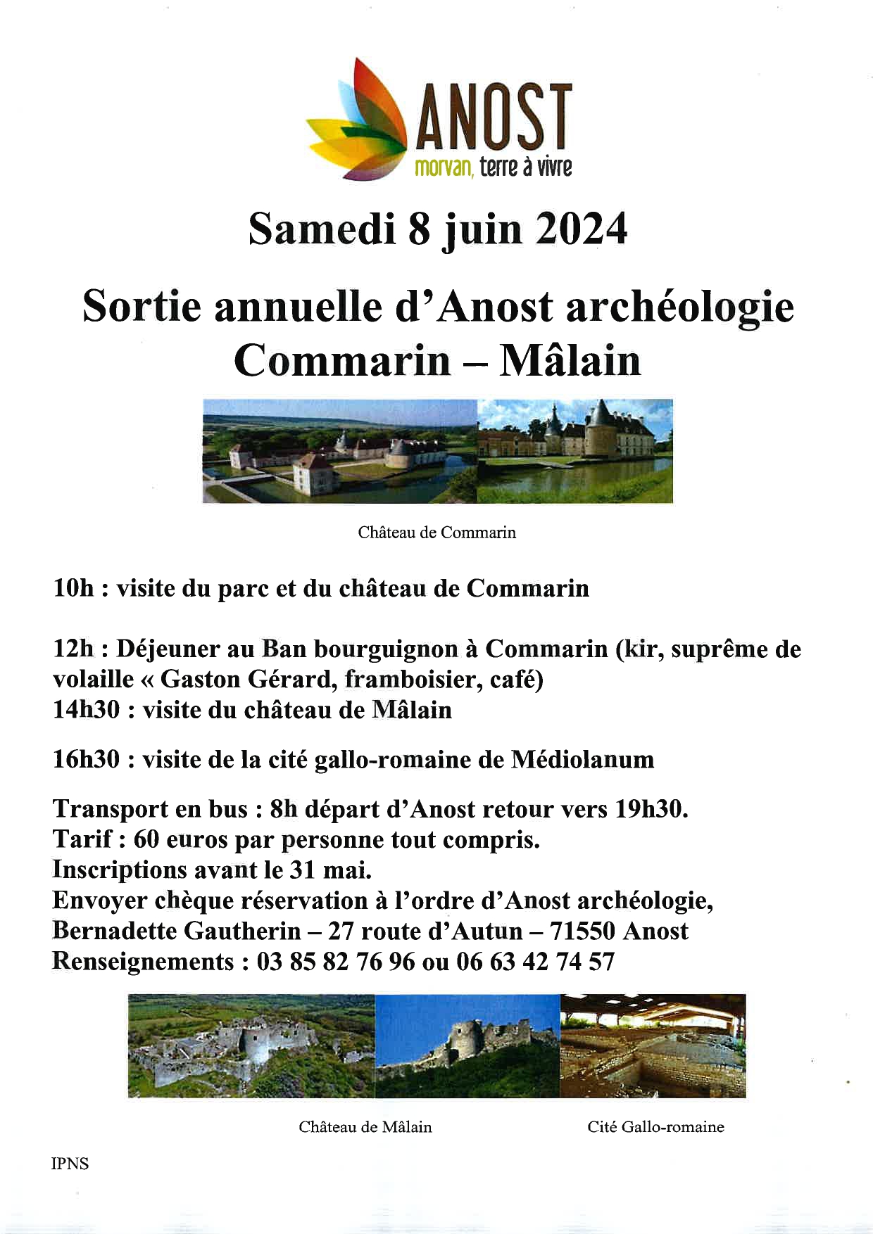 sortie anost archeologie