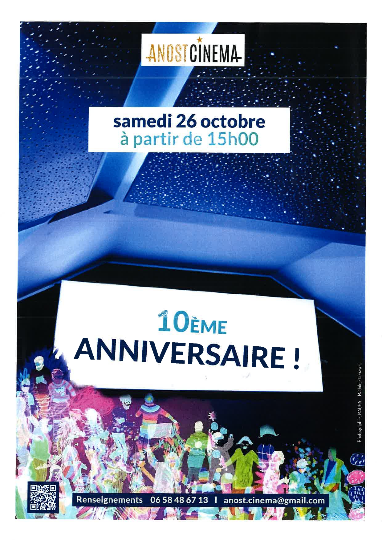 anniversaire anost cinema