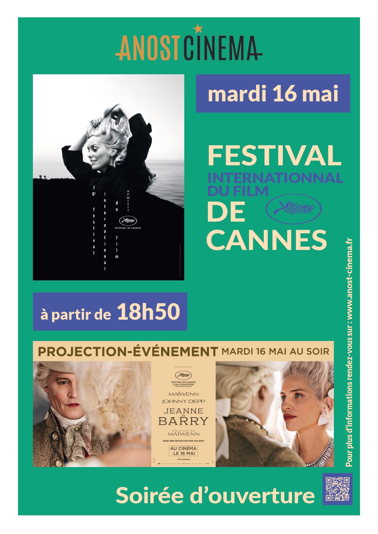 affiche soiree cannes